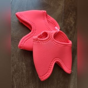 Half Sole Shoes - Large in Orange